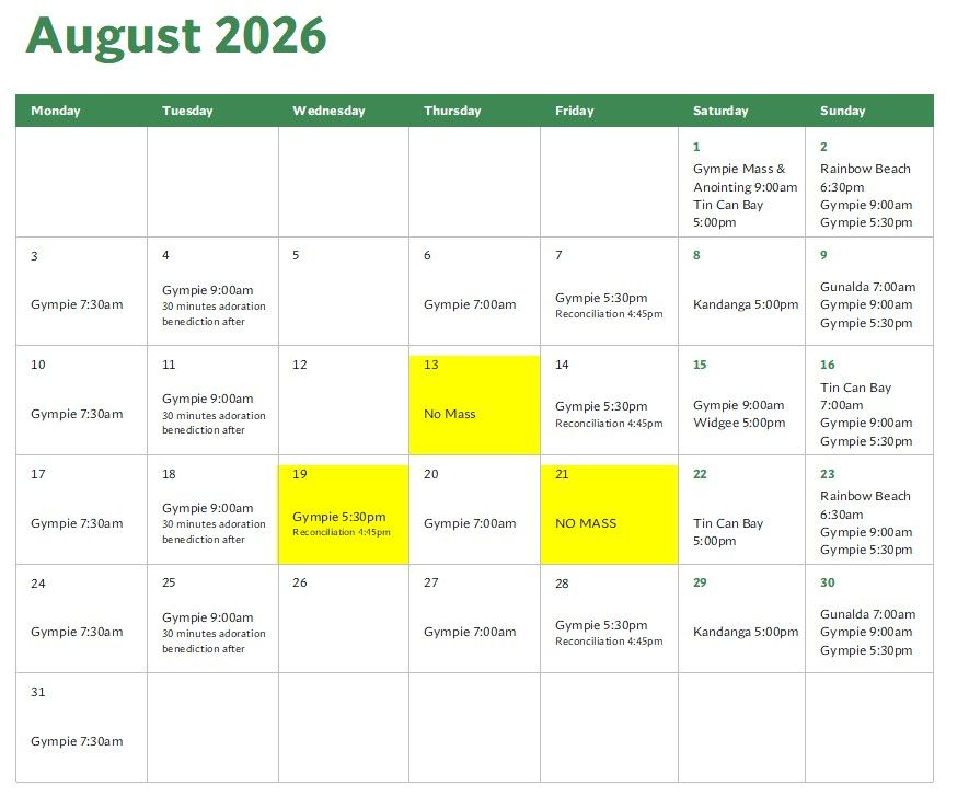 August